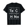 Te C H No Rave Festival Techno T Shirt Vintage Homme Comfortable Versatile Soft Designer Clothes Slightly Unisex Graphic