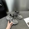 Mesh Dad Shoes Women's Spring New Fried Street Sports Style Casual Shoes Thick-soled Breathable Running Shoes Tide