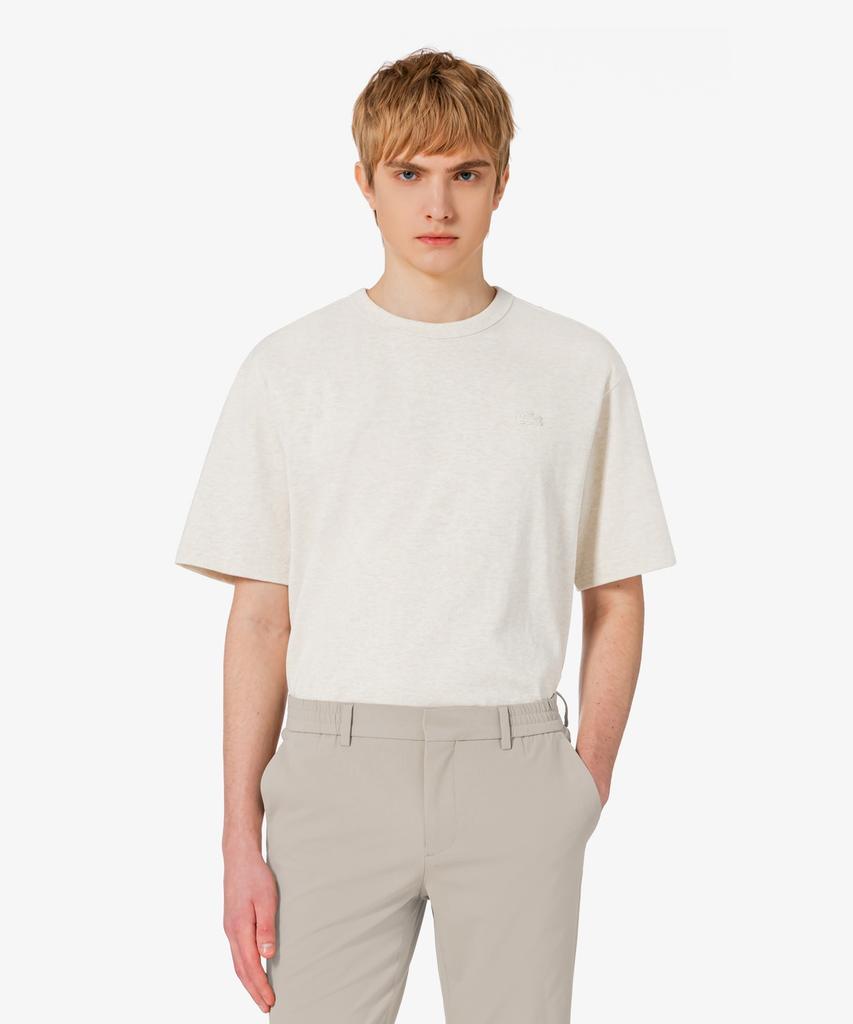 LACOSTE Мужская базовая футболка с коротким рукавом из плотного джерси Th315E-56G Xfj