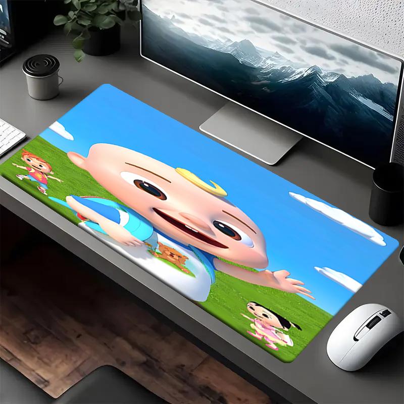 CoComelon Theme Mouse Pad, Non Slip Rubber Base, Multifunctional Office & Home Decor, Perfect for Workspace Personalization.