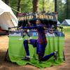 1pc Dynamic Football Portrait Flannel Blanket,Ultra Soft Warm Plush Throw for Home Bedroom Bed Sofa Cover Office Travel Picnic. MT071051
