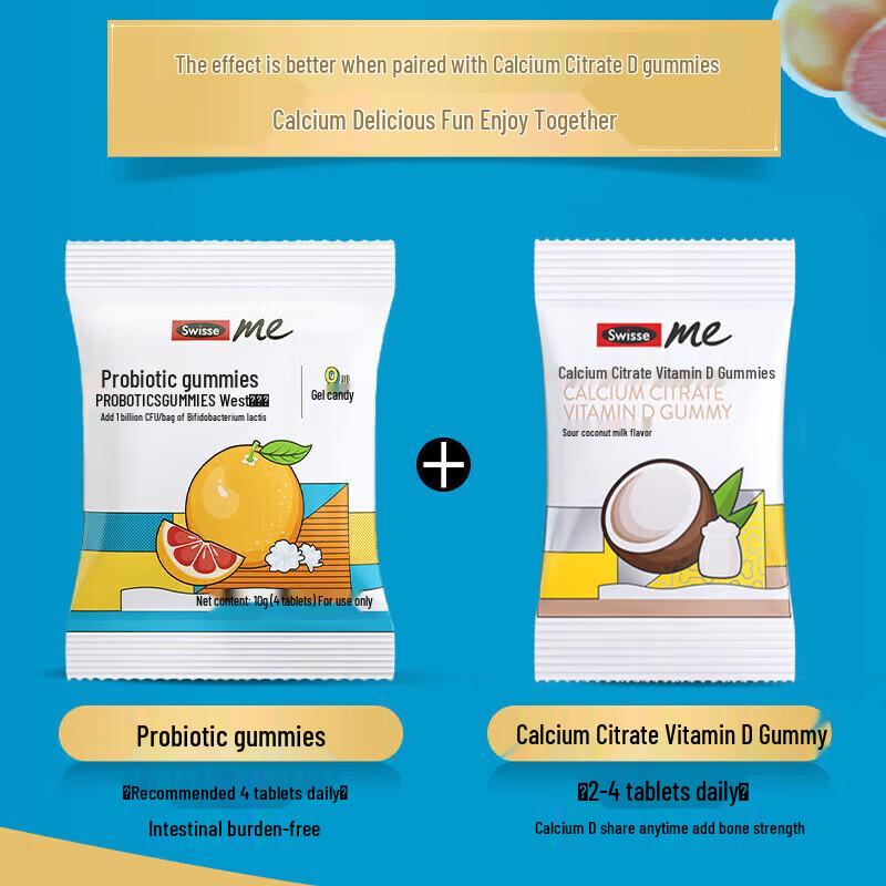 Swisse Probiotic Gummies with 250 Million Live Bacteria