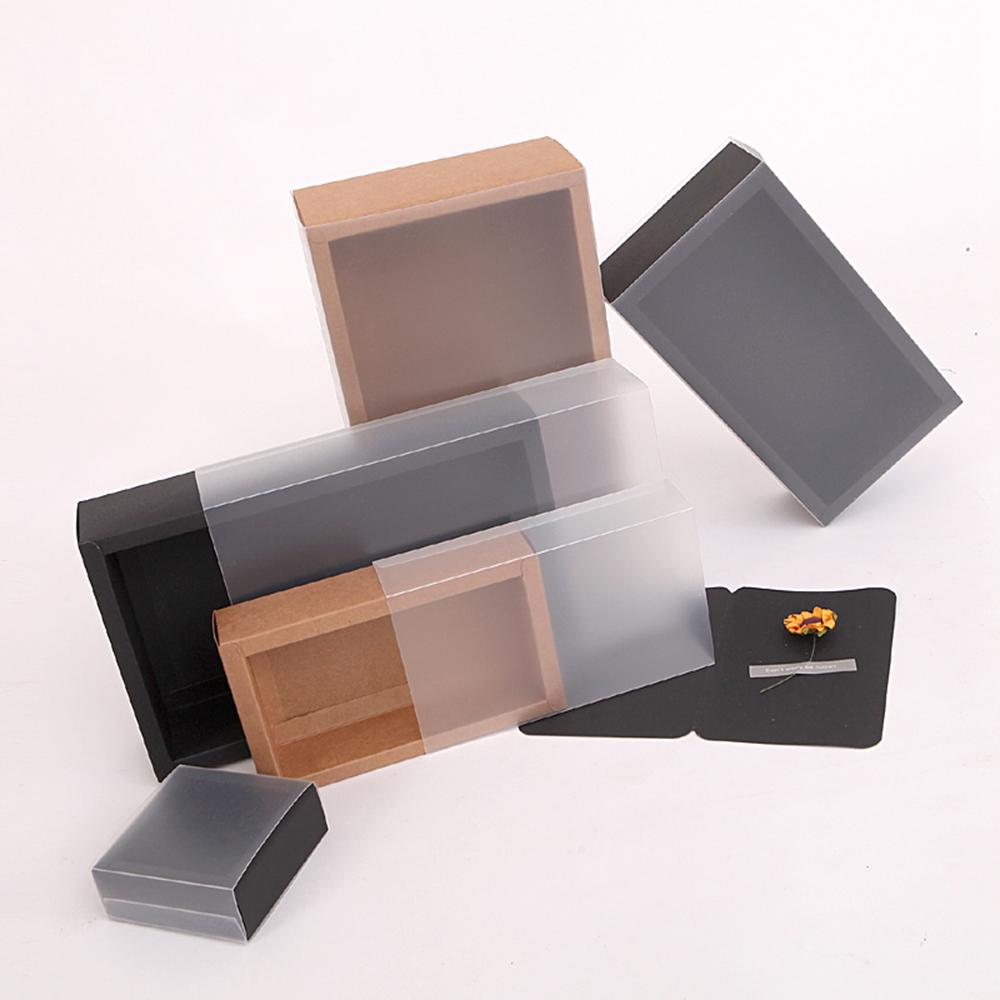 Candy Cookie Wedding Drawer Display Gift Boxes Party Supplies Packing Box Kraft Paper Box