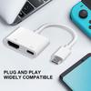 Кабель-адаптер 4K60Hz USB C 3.1 10 Гбит/с на 4K60Hz с быстрой зарядкой PD100W для ноутбука и телефона
