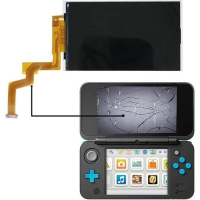 Оригинальный сменный верхний ЖК-дисплей для Nintendo 2DS XL - черный - без битых пикселей