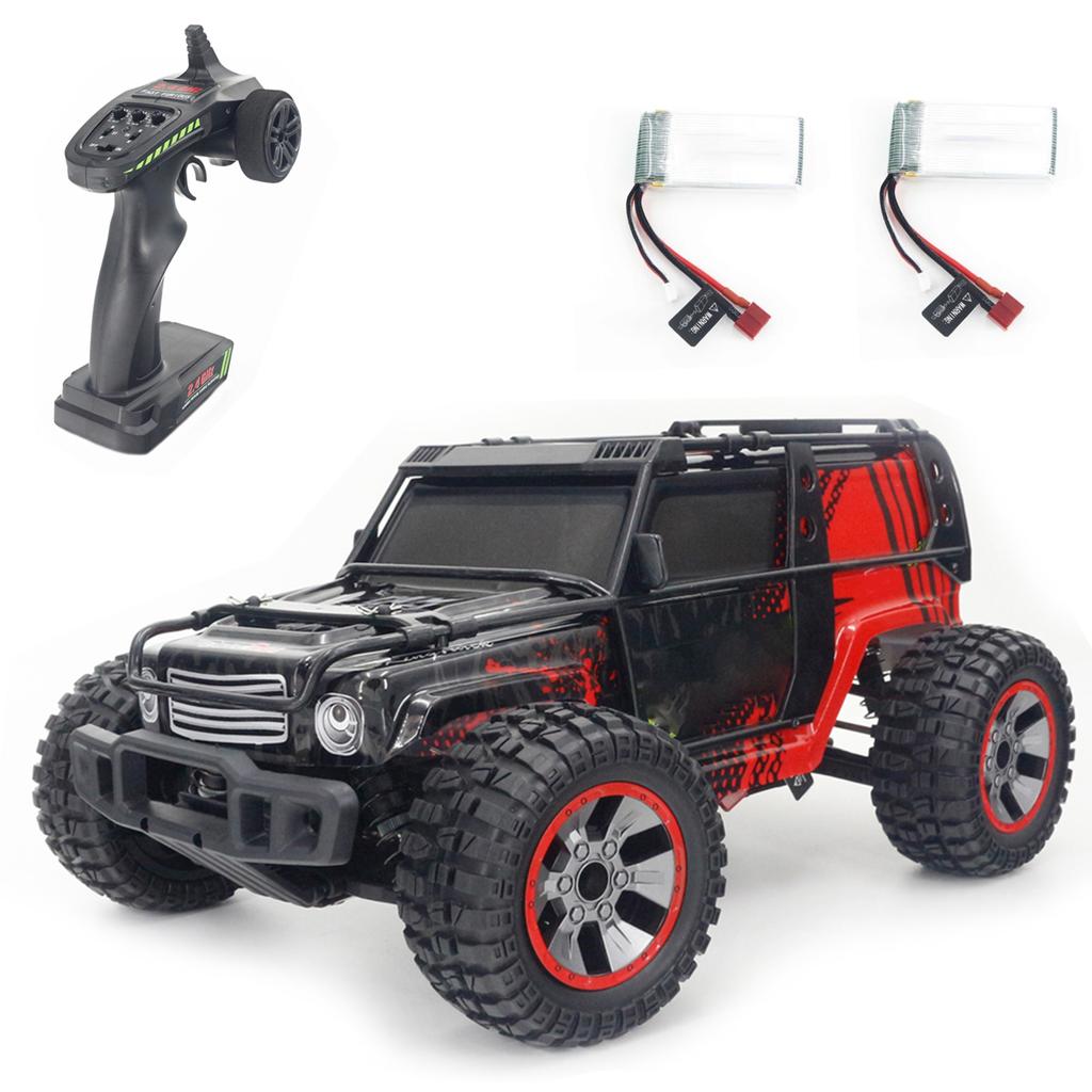 RC Off-road Car 1:10 2.4G RC Car 50km/h High Speed Car 4WD RTR with 2 Battery