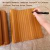 Multifunctional Calligraphy Practice Bamboo Book Creative Bamboo Slips Books Scroll  Study