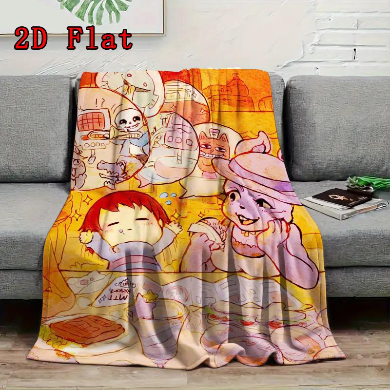 Dungeon Series 2D Flat Pattern Flannel Blanket High quality All Seasons Warmth and Comfort Perfect for Christmas Gifts.PMT0914286