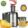 400W Electric Juicer Machine Juicer Wide Chute for Whole Fruit Juicer Extractor Juicy Vegetables Fruit Mixer Blender with Bottle