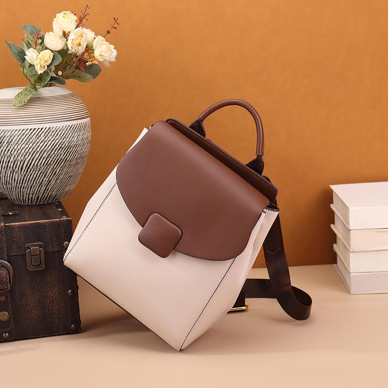 Рюкзаки с цветовыми блоками, Женские рюкзаки для поездок на работу, Дорожные студенческие школьные сумки, Легкие роскошные женские сумки для осени и зимы