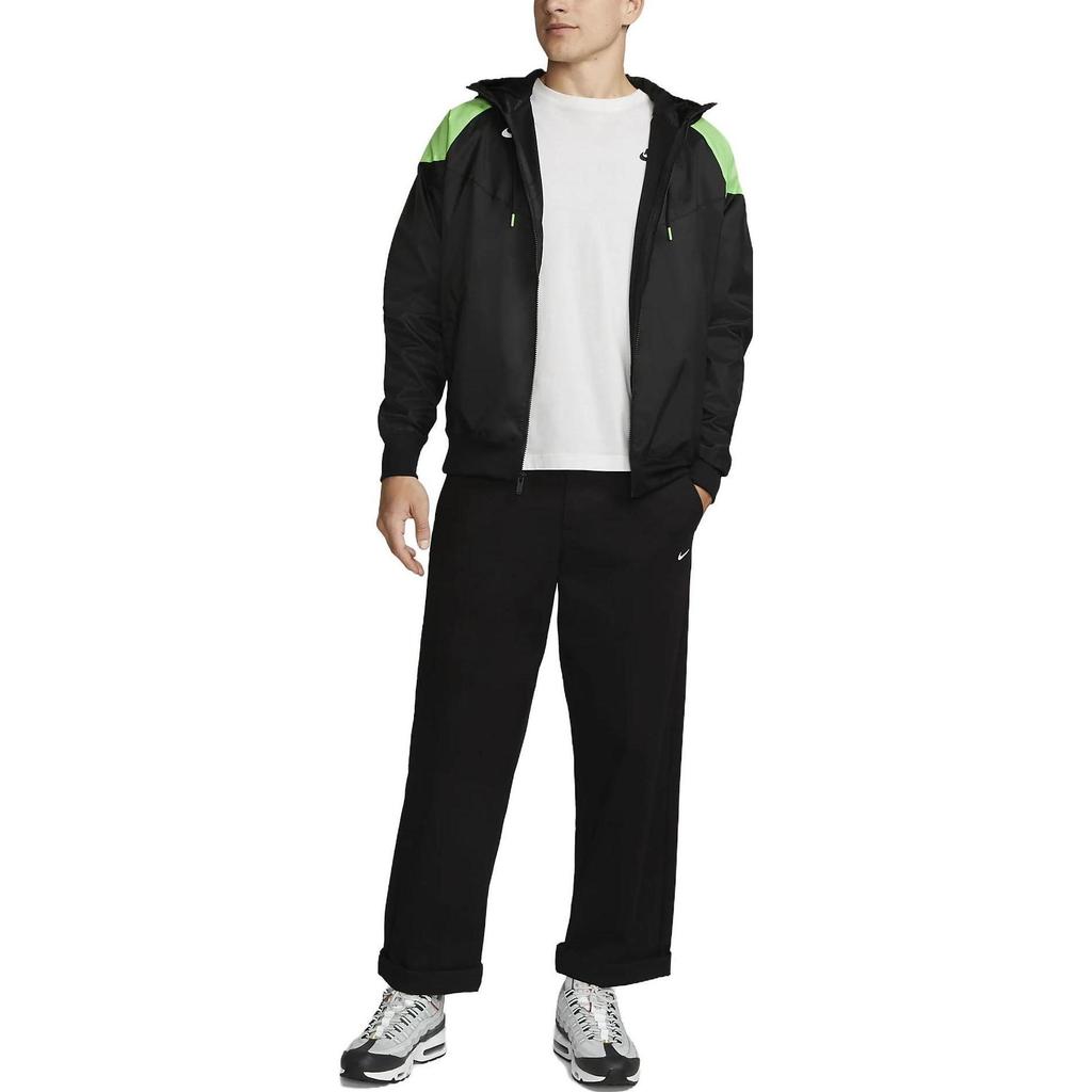 Nike Куртки Мужские Черные С Капюшоном Умеренные Прочие FD8374-010