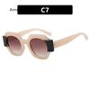 New Fashion Square Sunglasses Woman Vintage Shades  Design Vintage Polygon Sun Glasses Female Tourism Glasses Lady Oculos