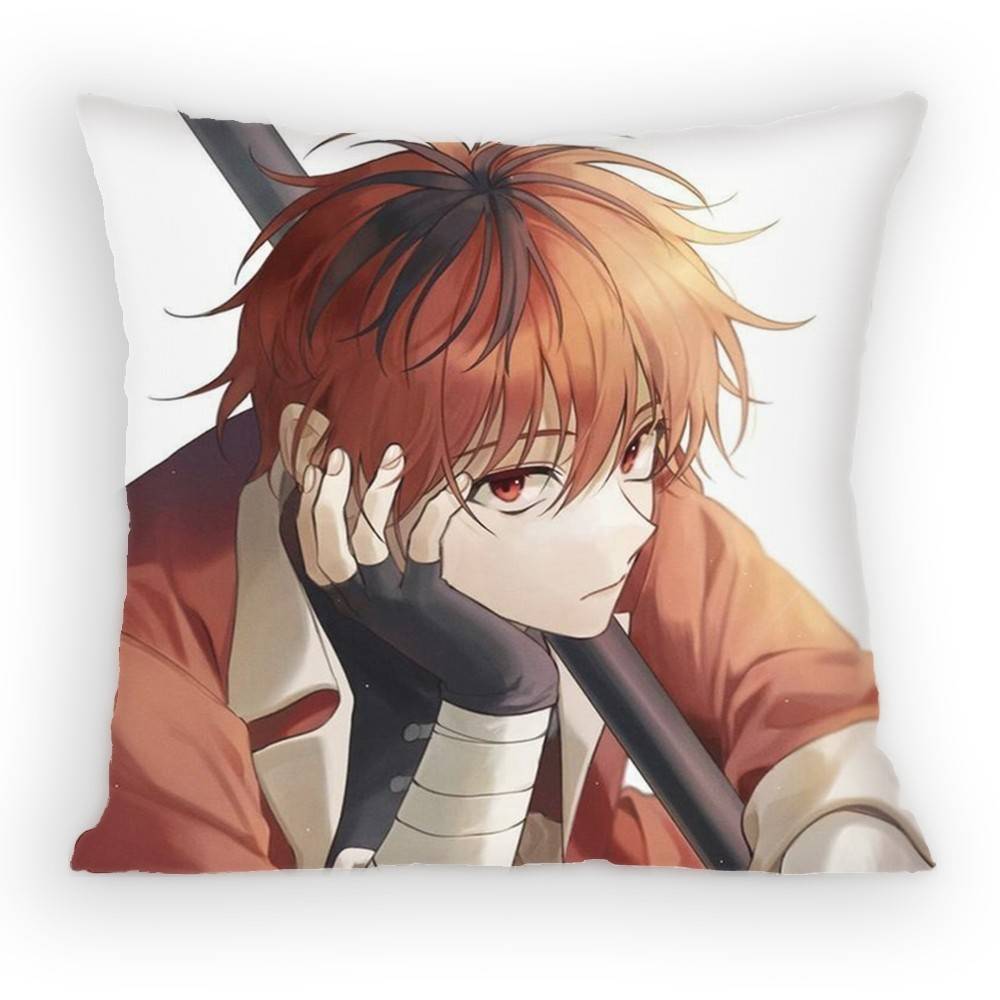 Stark Anime Frieren Pillow Case Sofa Living Room for Bedroom car Headboard Backrest Cushion Square Cushion Nap Time