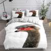 180x220 Комплекты постельного белья Набор пододеяльника с головой животного Супермягкий Полный Квин Король Комплект для спальни Европейский Американский стиль Домашний текстиль
