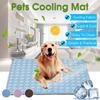 Moisture-proof Ice Silk Cool Mattress Pet Cooling Mat Dog and Cat Sleeping Pad Summer Cool Bed Reusable Dog Pee Pad Small Animal