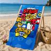 1PC Brawl Stars Microfiber Beach Towel, Soft Lightweight And Quick-Dry, Ideal for Summer Travel, Beach Essential, Swimming Pool Gift