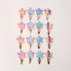 16Pcs Fashion Glitter Rainbow Flower Rabbit BB Handmade Hairpins For Cute Girls Hair Clips Barrettes Headwear Hair Accessories