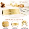 1/5/12Pcs/Pack Reserved Table Signs Wear-resistant Wedding Waterproof Acrylic Guest Reservation Gold Reserved Signs