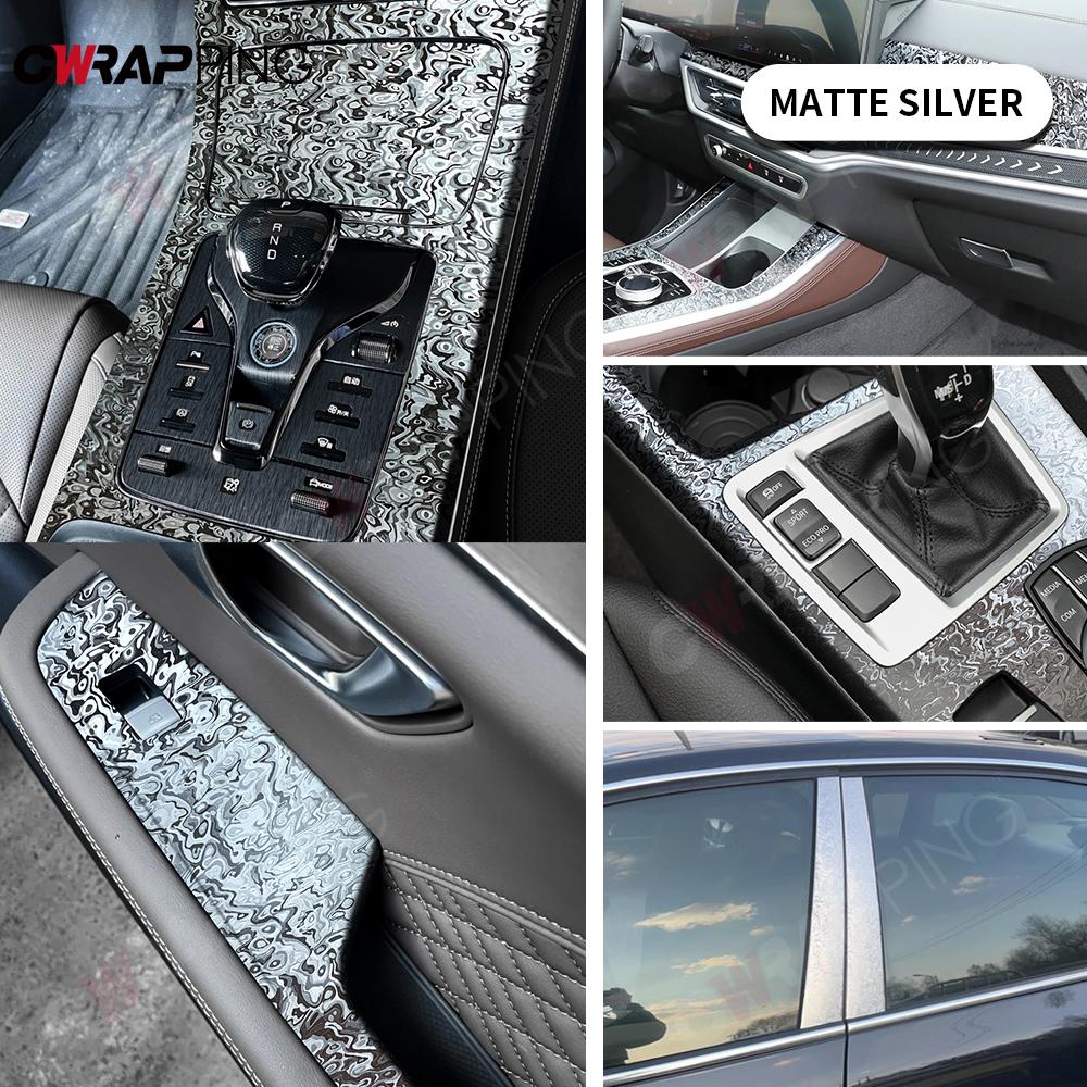 Автомобильная наклейка Глянцевая Матовая Защитные пленки Призрачный Черный Серебристый Лист Дверные ручки шкафа Компьютер Ноутбук Мебель Наклейки для DIY