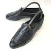 Swiss Vintage/of Switzerland/Leather Loafers/Moccasins/6.5E/24.5/Black/BLACK/Business Dress Shoes(USED)