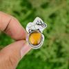Sterling Silver Tigers Eye Gemstone Daughter Promise Sacral Chakra Ring Size 7