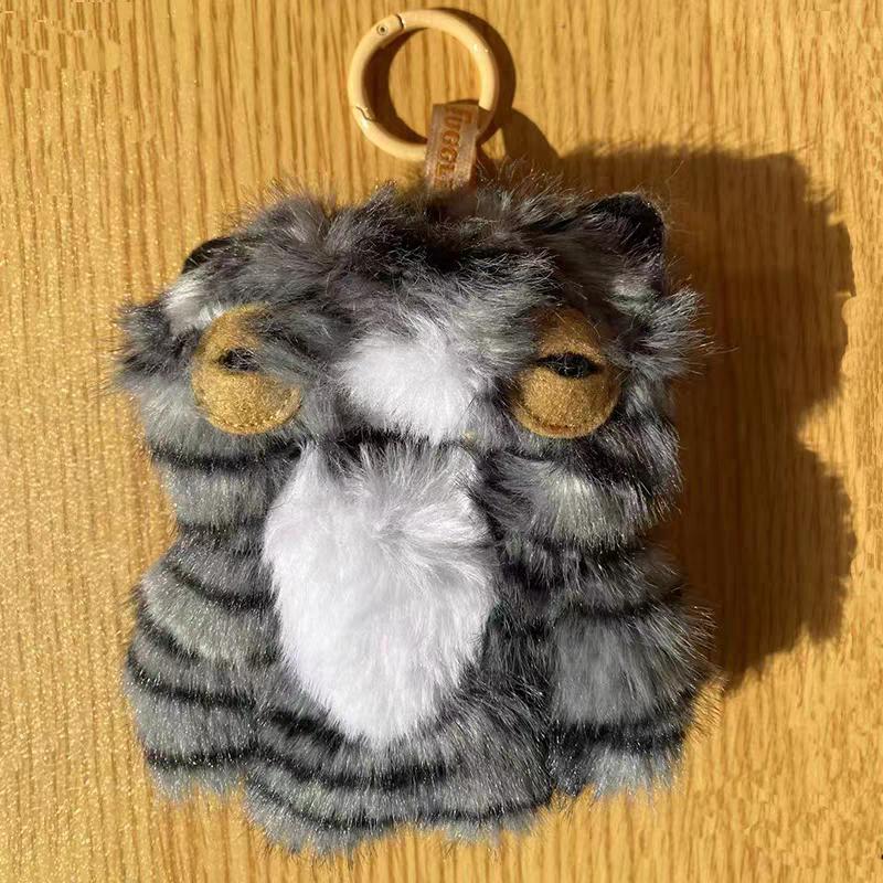 Alley Cats Funny Ugly Monster Cute 15cm Plush Keychain Collectible Toys Backpack Pendant Decoration