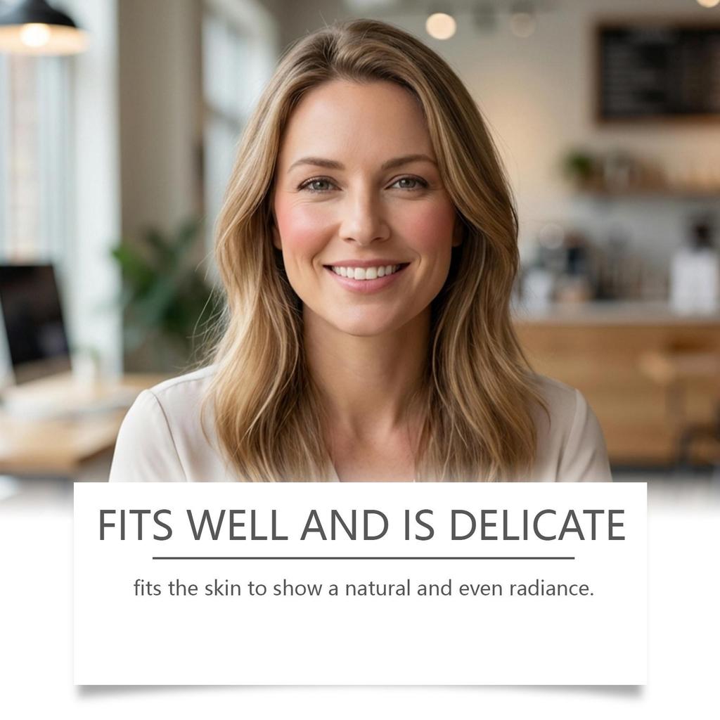 Zephoco Orange Silky Moisturizing Blush - Portable, Fine Powder with Excellent Color Payoff for Daily Use