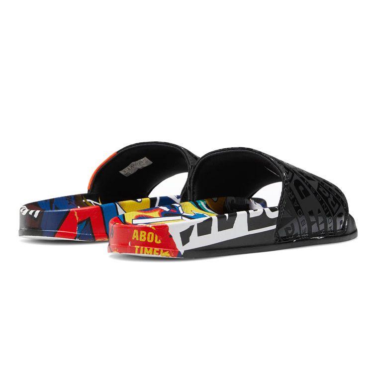 Reebok BlackEyePatch X Classic Slide Черный Swag Оранжевый Обувь Белый G55625
