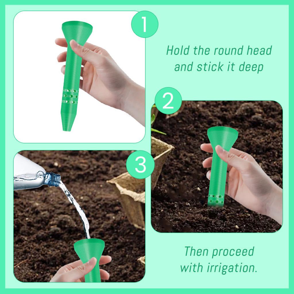 13cm Root Watering Funnel Plant Watering Devices Root Waterer Insert Device Tree Root Irrigator for Houseplants Indoor Garden