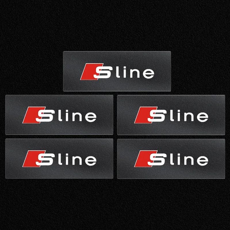 Car Interior Random Sticker Car Goods Car steering wheel Decal For Audi A4 B5 B7 8V 8L A5 C7 4F A8 Q7 RS3 RS5 RS6 TT 4L R8