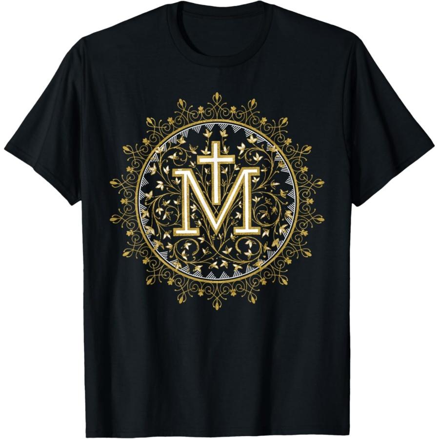 Hail Mary Catholic Our Lady Holy Blessed Maria T-Shirt