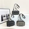 New Fashion Niche Design Popular Mix and Match Contrasting Color Camera Bag Shoulder Crossbody Trendy Women's Bag