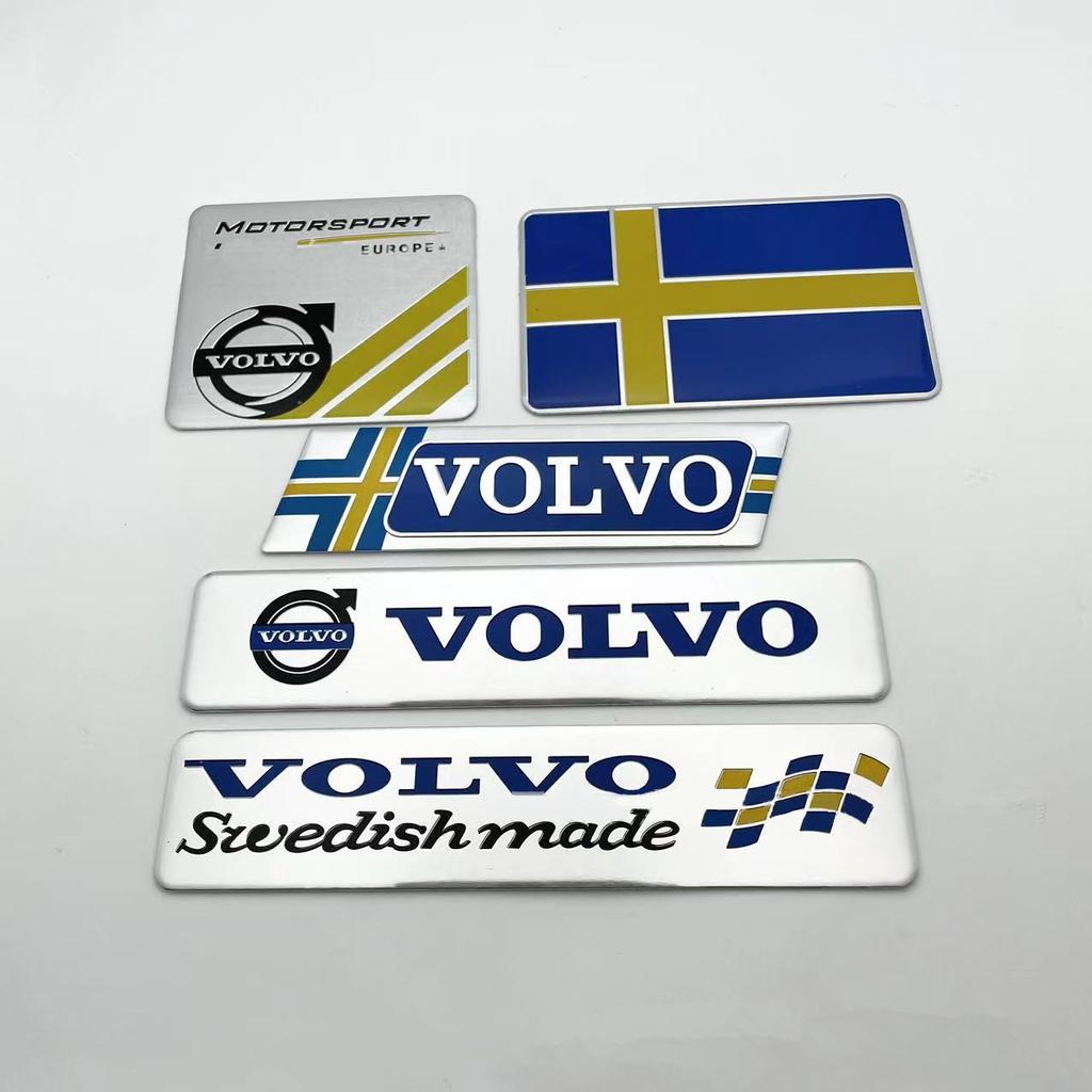 3D Emblem Sticker Logo Car Fender Badge Trunk Decal For Volvo ES90 EC40 EX40 EM90 XC90 V90 V60 XC60 V40 S80 S60 S90 XC40 XC70
