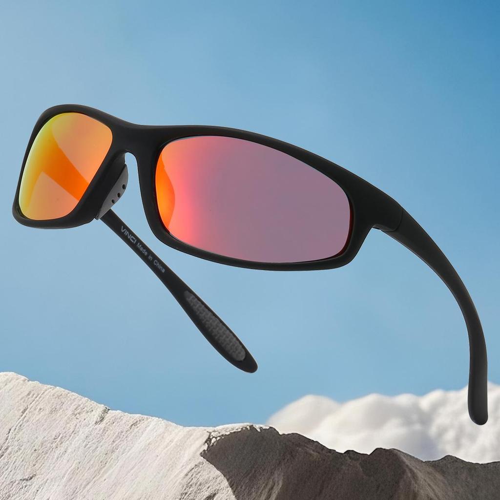 185 Поляризованные спортивные солнцезащитные очки ночного видения - Мужские очки для велоспорта на открытом воздухе