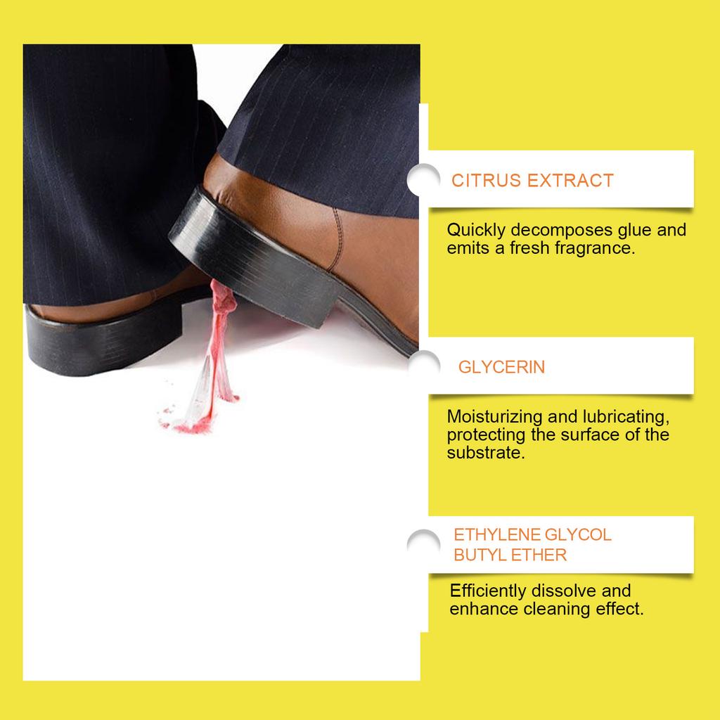 Многоцелевой спрей для удаления клея 120 мл Мощный очиститель остатков клея для наклеек, этикеток, лент