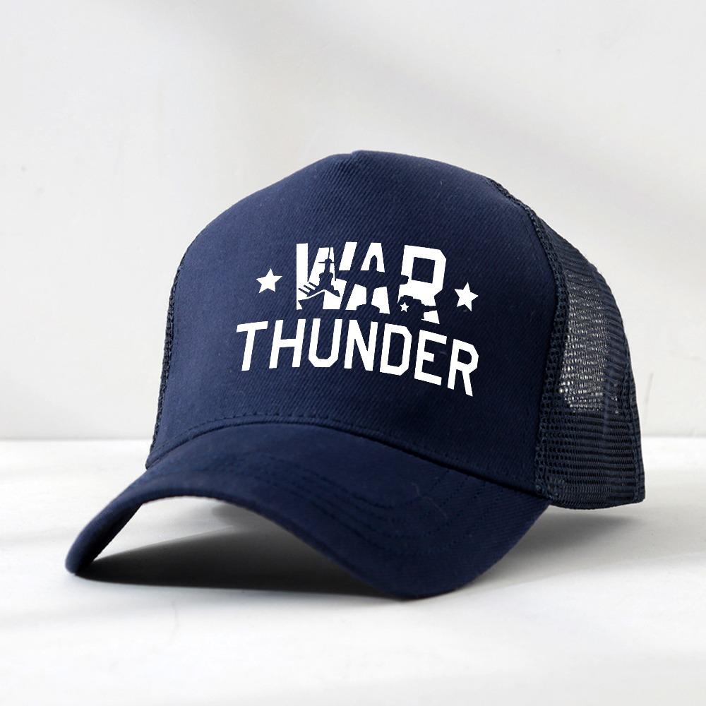 Кепка Бейсболка Игра War Thunder Мужская Женская Уличная Кепка от Солнца Унисекс Стиль Летняя Прохладная Сетчатая Мягкая Дышащая Кепки