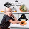 Cute Halloween Outfit Set For 15-17cm Dolls Black Witch Hat Pumpkin Top Wizard Hat And Pumpkin Top Perfect for Collector