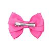 2/6Pcs Baby Solid Hair Bows Hair Clips Ribbon Bow Hairpin For Girl Cheer Bowknot Barrettes Children Headwear Hair Accessories
