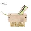 Crevice Weeding Brush Head Brass Wire Bristle 2-in-1 Weed Moss Remover Tool Manual Crack Weeder for Block Paving Patio Stone Edging