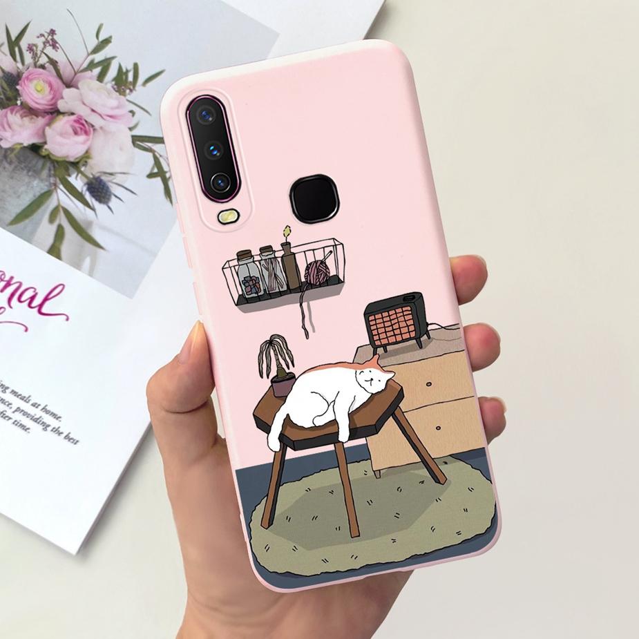 Чехол для Vivo Y12 Чехол для Vivo Y15 Y17 1902 1904 Милый Модный Мультяшный Чехол Мягкий Силиконовый Чехол для Телефона Для Vivo Y15 Y 12 17 VivoY12 Чехлы