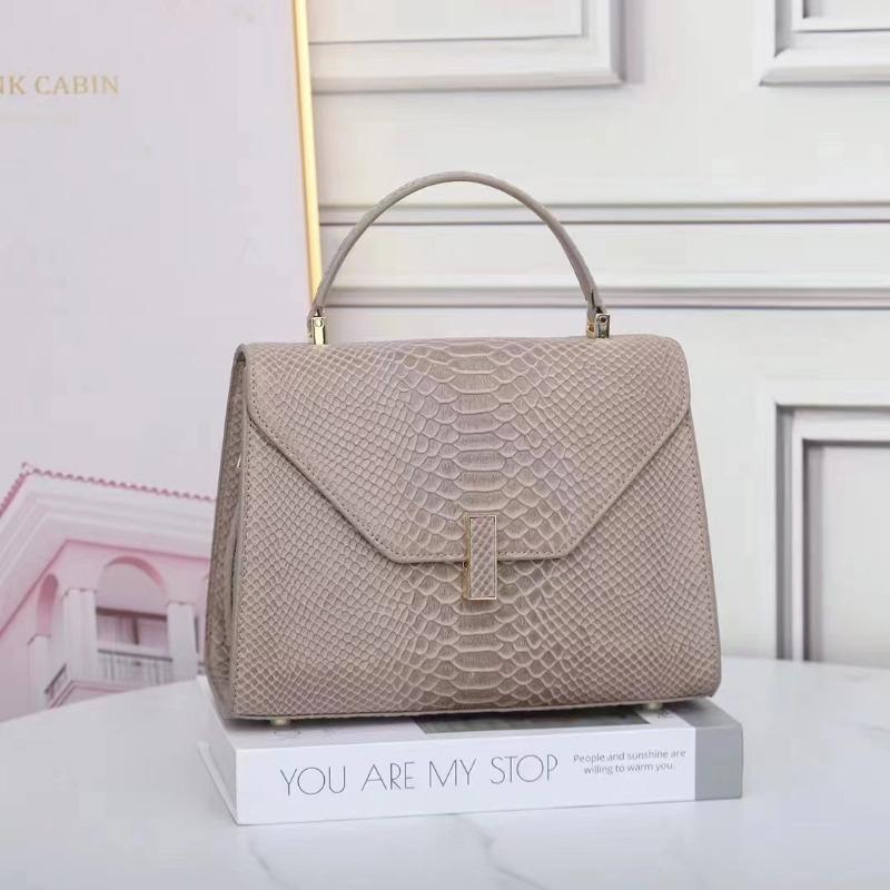 Легкая роскошная женская сумка с крокодиловым принтом из натуральной кожи с высококачественной текстурой, модная простая сумка через плечо на одно плечо