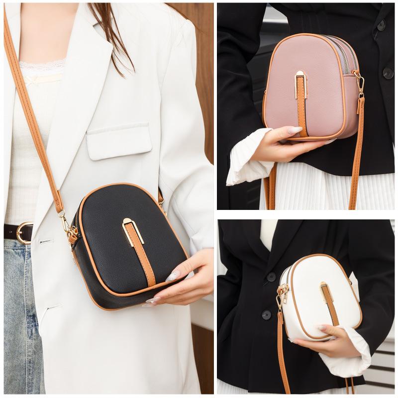 Весенняя сумка в корейском стиле, мини-сумка для женщин, простая сумка для мобильного телефона, повседневная женская сумка через плечо, маленькая сумка высокого класса