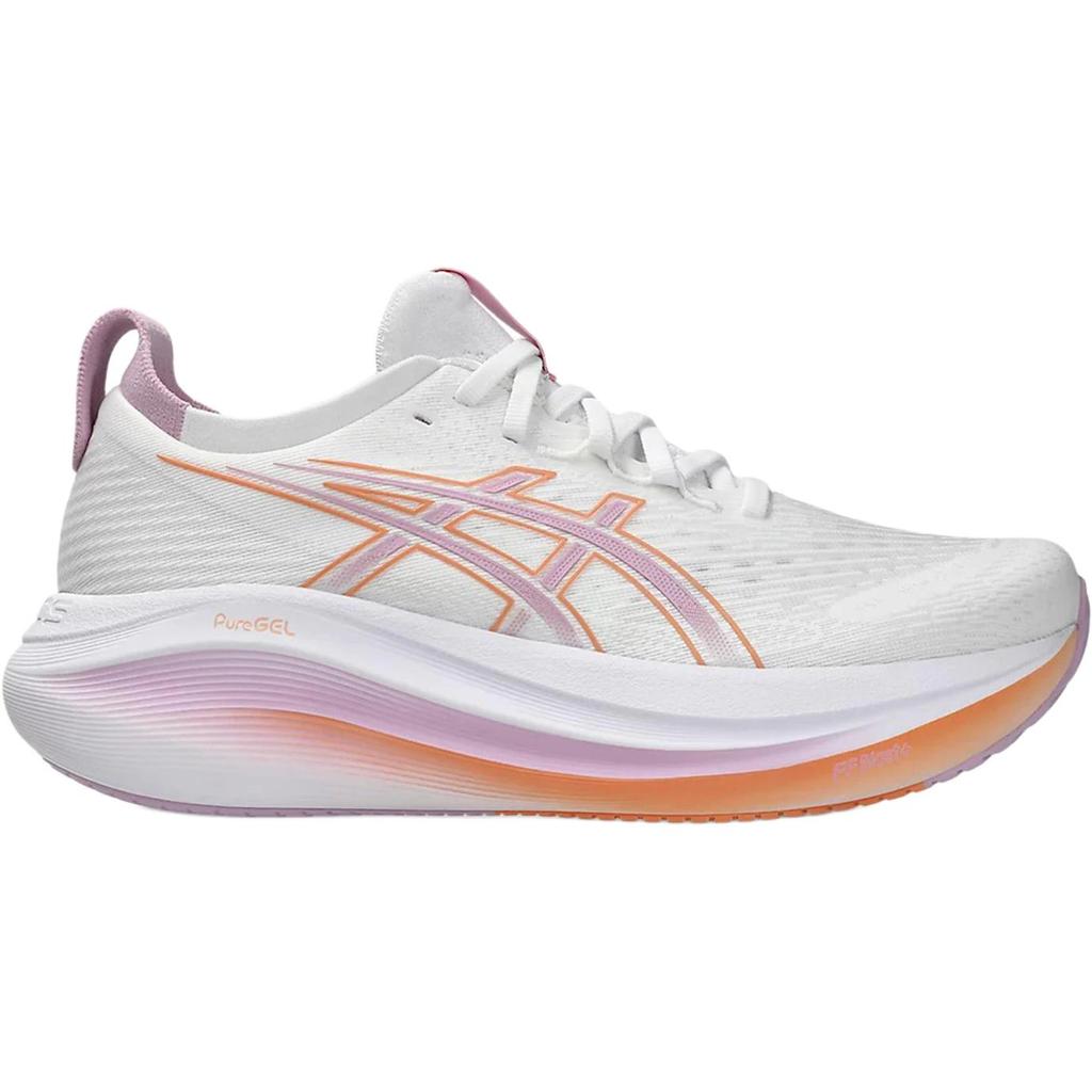 Asics Gel Nimbus 27 White Light Ube Women Sneakers 1012B753-101