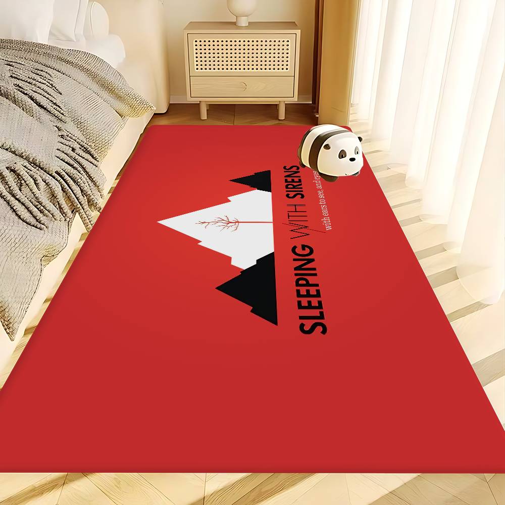 Emo Pop American Band S-Sleeping Bathroom Mat Kids Room Bedroom Decoration Balcony Anti-Slip Doormat Living Room Welcome Rug
