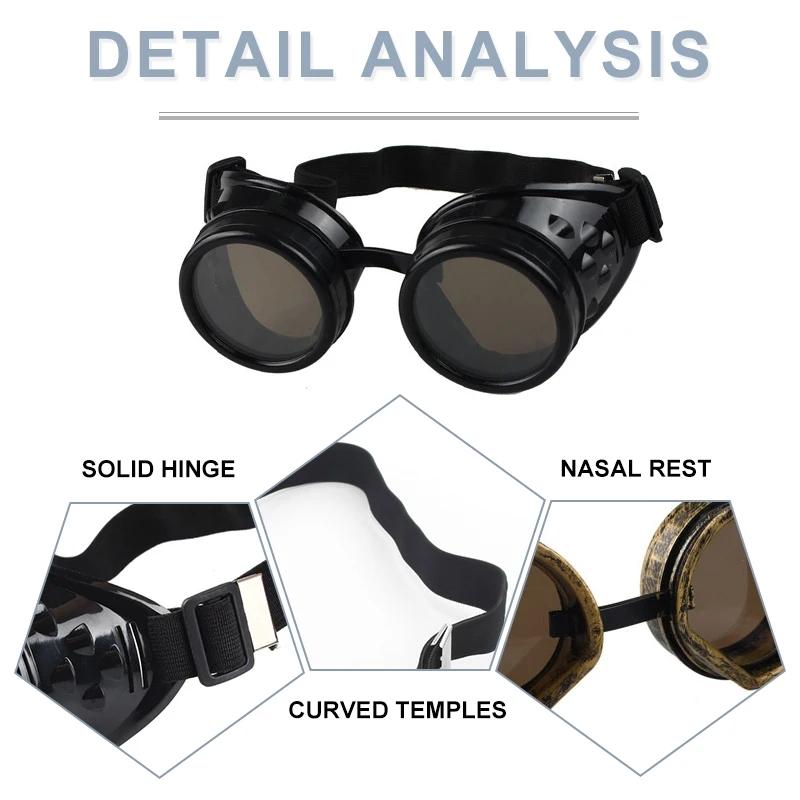 Мужские солнцезащитные очки Панк-солнцезащитные очки Модные рыцарские декоративные очки Фестивальные украшения и декорации