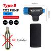 CO2 Pump Bike Pump For Bicycle Schrader Presta Adapter Bike Pump Inflator Aluminum Tire Tube Mini Hand Pump NO CO2 Cartridge