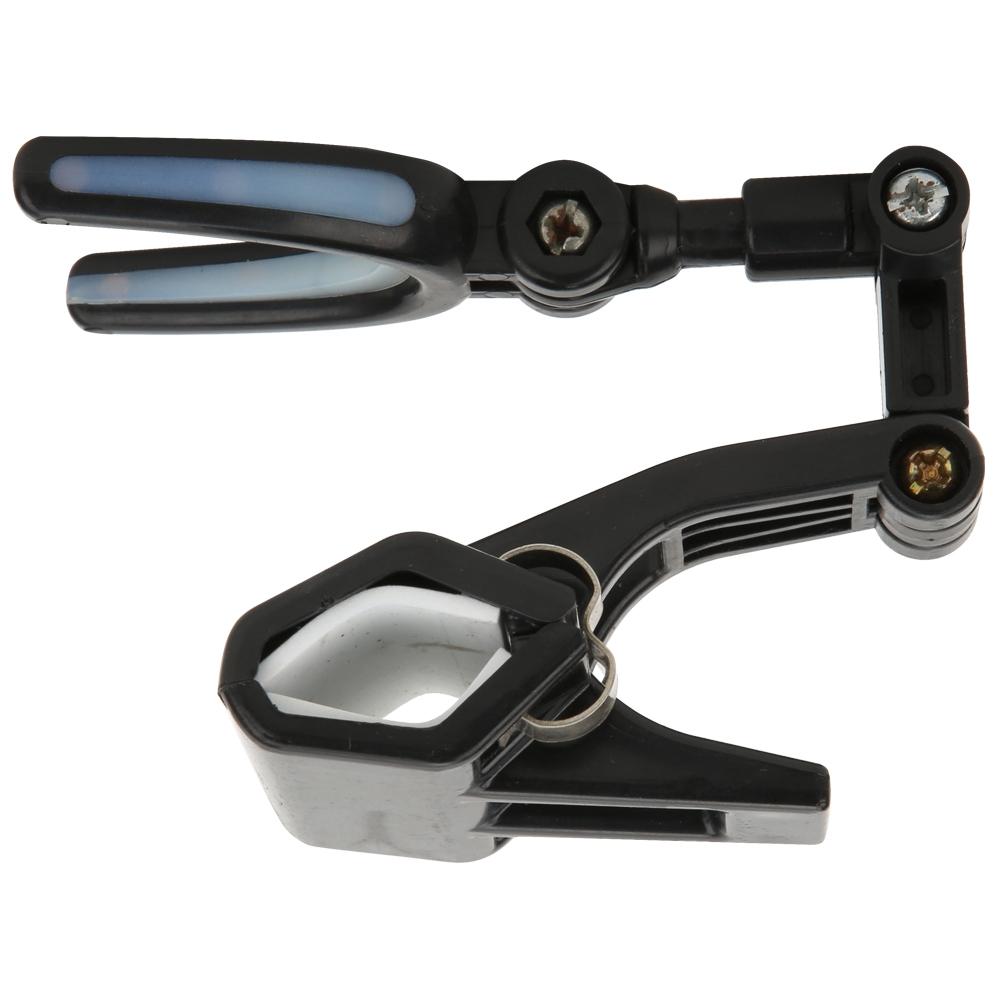 Plastic Portable Luminous Head 360 degrees  Rotating Fishing Rod Bracket Holder Back Hanging Stand