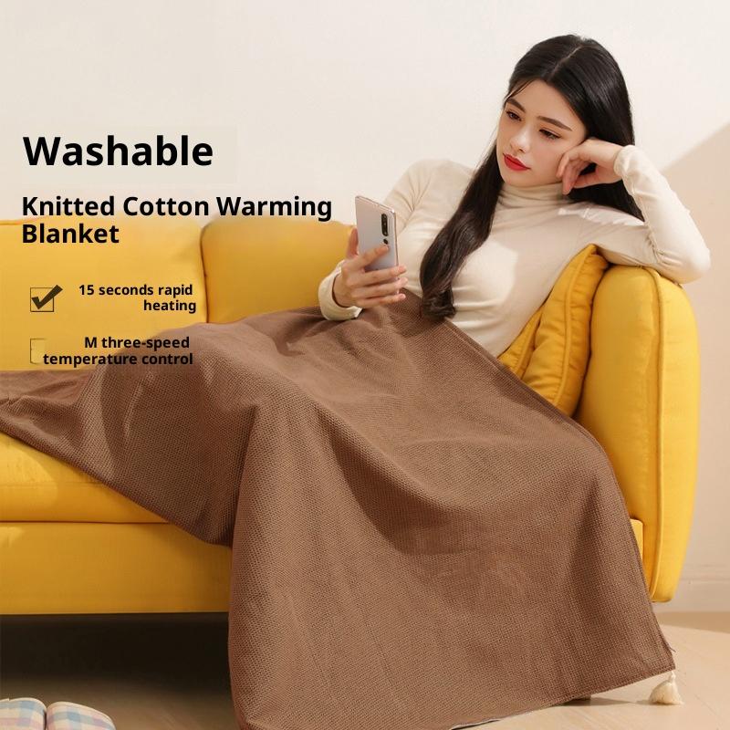 Electric heating blanket Warm shawl Office heating blanket Washable USB Car mounted outdoor thermal blanket Adjustable 3 Levels