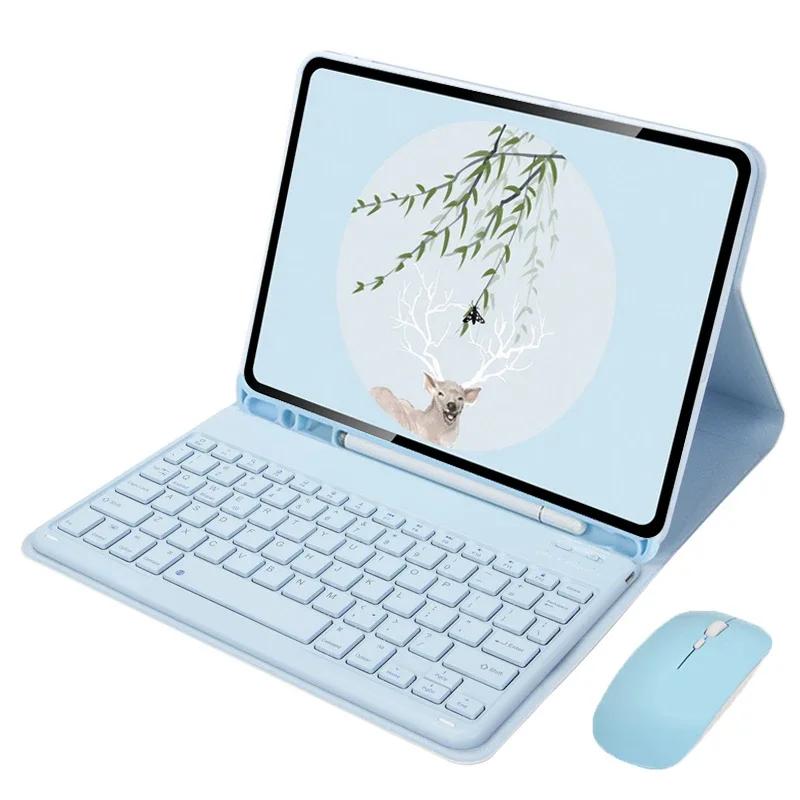 Клавиатура на американском английском для iPad Клавиатура с чехлом для iPad Pro 11 2024 M4 Подставка с держателем для карандаша для iPad Air 11 2024 M2