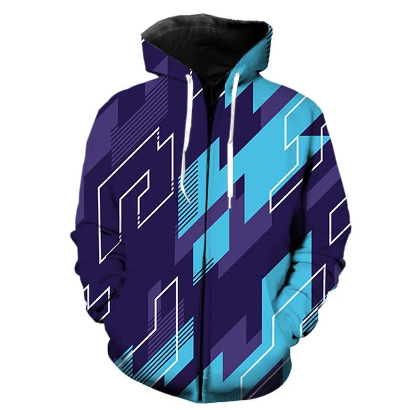 Толстовка с капюшоном и принтом в виде цветных букв 3D-граффити, мужская толстовка с капюшоном, модная толстовка с капюшоном